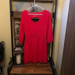 Red date night dress
